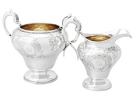 silver tea service set