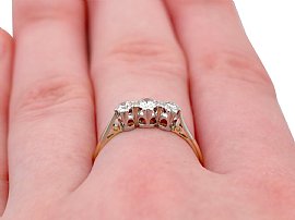 1930s Engagement Ring Wearing