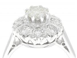 vintage 1960s diamond cluster ring