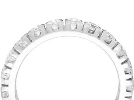 White Gold & Diamond Eternity Ring for Sale