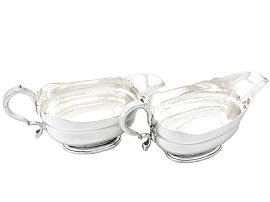 Antique Silver Sauce Boats