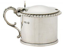 Sterling Silver Mustard Pot - Antique William IV
