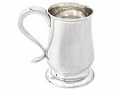 Newcastle Sterling Silver Pint Mug - Antique Georgian (1790)