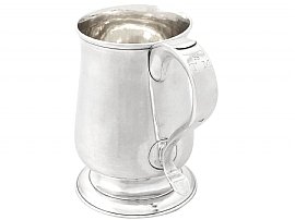 Newcastle Sterling Silver Pint Mug - Antique Georgian (1790)