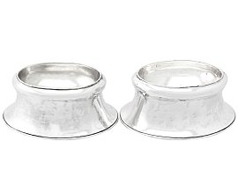 Sterling Silver Trencher Salts - Antique George II (1728)