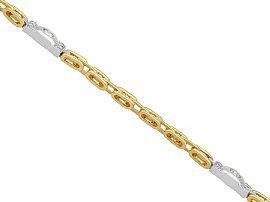 Vintage 18k Gold Diamond Bracelet 