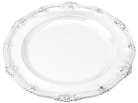 Victorian Plate in Sterling Silver