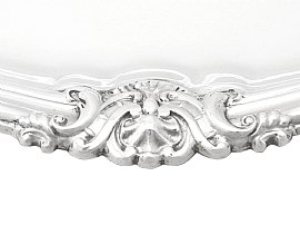 Victorian Plate in Sterling Silver