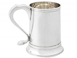 Newcastle Sterling Silver Pint Mug by John Langlands I & John Robertson I - George III