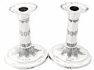 Sterling Silver Candlesticks by George Howson - Antique Edwardian (1901)