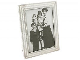 Sterling Silver Photograph Frame - Antique George V (1921)