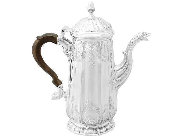 Georgian Coffee Pot in Sterling Silver