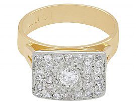 Vintage Diamond Ring Art Deco