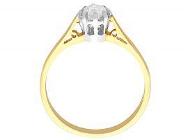 Vintage Yellow Gold Solitaire Ring