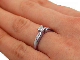Vintage Princess Cut Diamond Ring