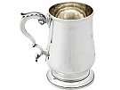 Sterling Silver Pint Mug by Solomon Hougham - Antique George III