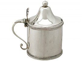 Sterling Silver Mustard Pot by Peter and Ann Bateman - Antique George III
