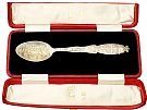 Sterling Silver Diamond Jubilee Commemorative Spoon - Antique Victorian (1896)