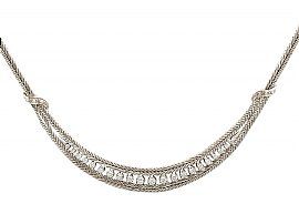 Vintage Diamond and White Gold Necklace
