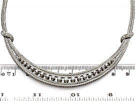 Vintage Diamond and White Gold Necklace 