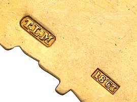 gold sweetheart brooch hallmarks