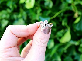 Antique Diamond Twist Ring 