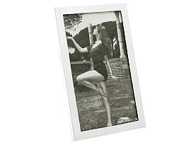 Sterling Silver Photograph Frame - Vintage (1966); A4576