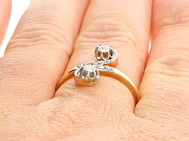 1920s Diamond Ring Wearing