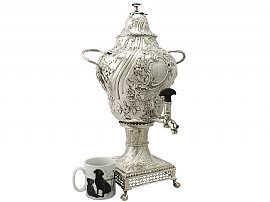 Sterling Silver Samovar - Regency Style - Antique George III