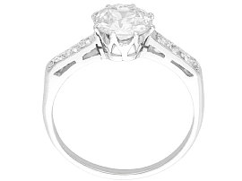 1 Carat Diamond Ring in Platinum Vintage