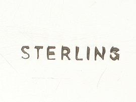 American Sterling Silver Coasters - Antique Circa 1900