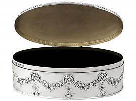 Sterling Silver Jewellery/Trinket Box - Antique Edwardian