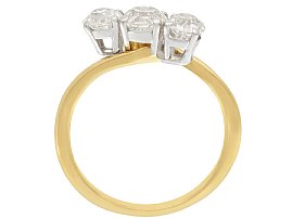 2 carat diamond trilogy ring