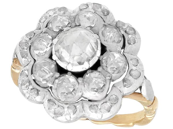 Diamond Cluster Ring Antique