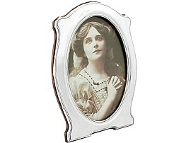 Sterling Silver Photograph Frame by J & R Griffin - Antique George V (1913)