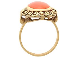 Antique Coral Ring 