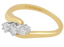 Contemporary 0.46 Carat Diamond Ring