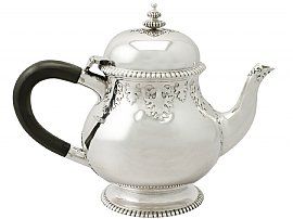 Sterling Silver Teapot by Finnigans Ltd - Antique George V