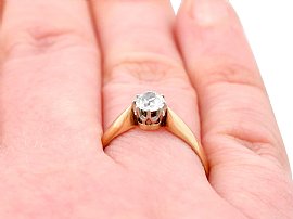 1910s Engagement Ring Wearing