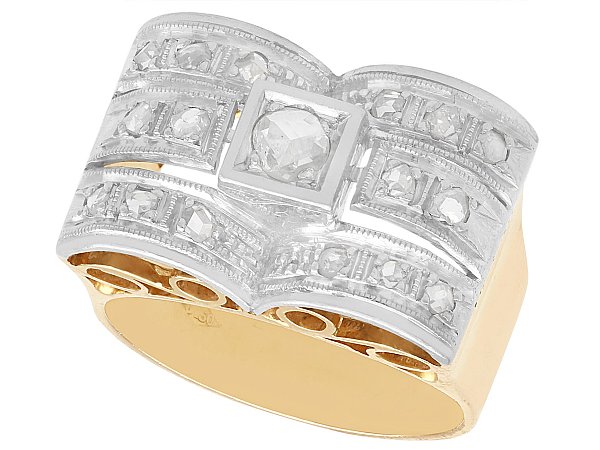 1940s Art Deco diamond ring