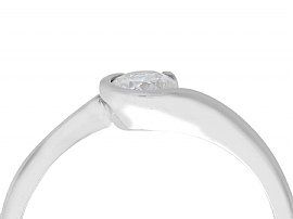 Diamond Solitaire Twist Ring
