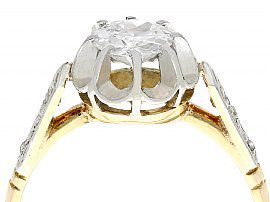 0.58 carat engagement ring