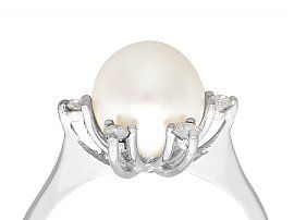 Cultured Pearl Ring Vintage