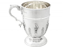 Sterling Silver Pint Mug - Antique George V (1920)