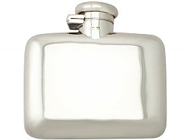 Sterling Silver Hip Flask by Deakin & Francis - Antique George V (1913)