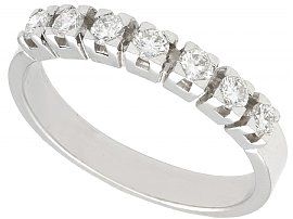 Seven Stone Diamond Eternity Ring