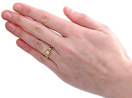0.33ct Diamond Ring Wearing