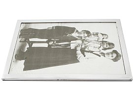 antique sterling silver photo frame