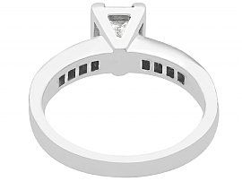 Princess Cut Diamond Solitaire Platinum Ring