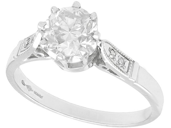 Vintage Diamond Solitaire Ring 